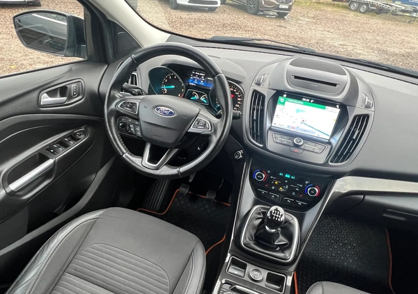 Ford Kuga cena 64900 przebieg: 131000, rok produkcji 2017 z Turek małe 326